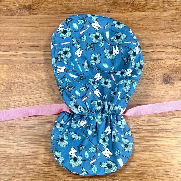 NWOT 10 Ponytail Scrub Caps Bundle scrub hats surgical caps ponytail scrub hats - Picture 4 of 16